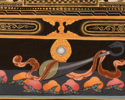 Buddha Shakyamuni Thangka | Buddha Seated in Meditation