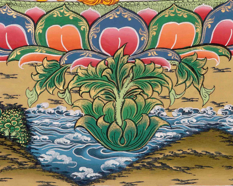White Tara Thangka | Religious Buddhist Art | Wall Decors