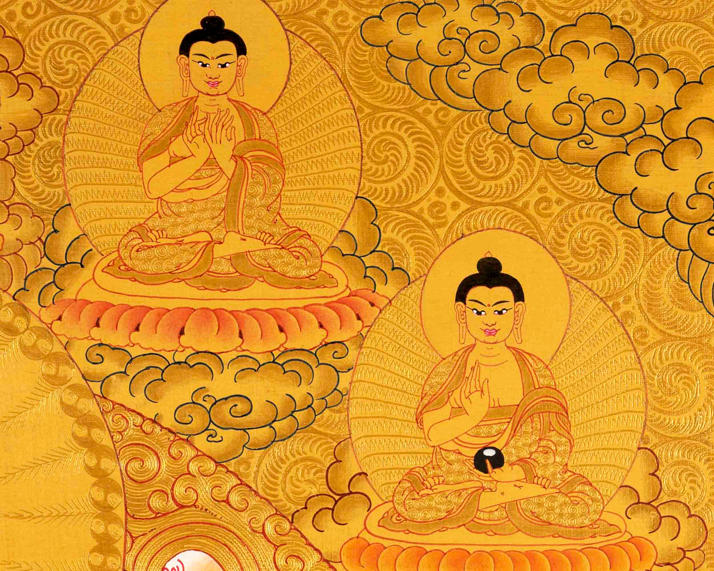 Buddha Shakyamuni Thangka | Yoga Meditation Art