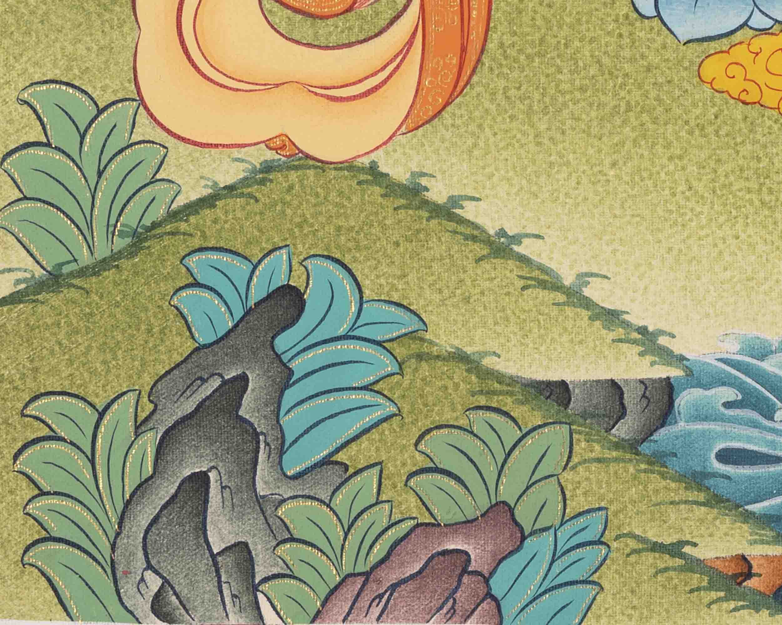 Green Tara Thangka | Healing Female Deity | Buddhist Gift Ideas