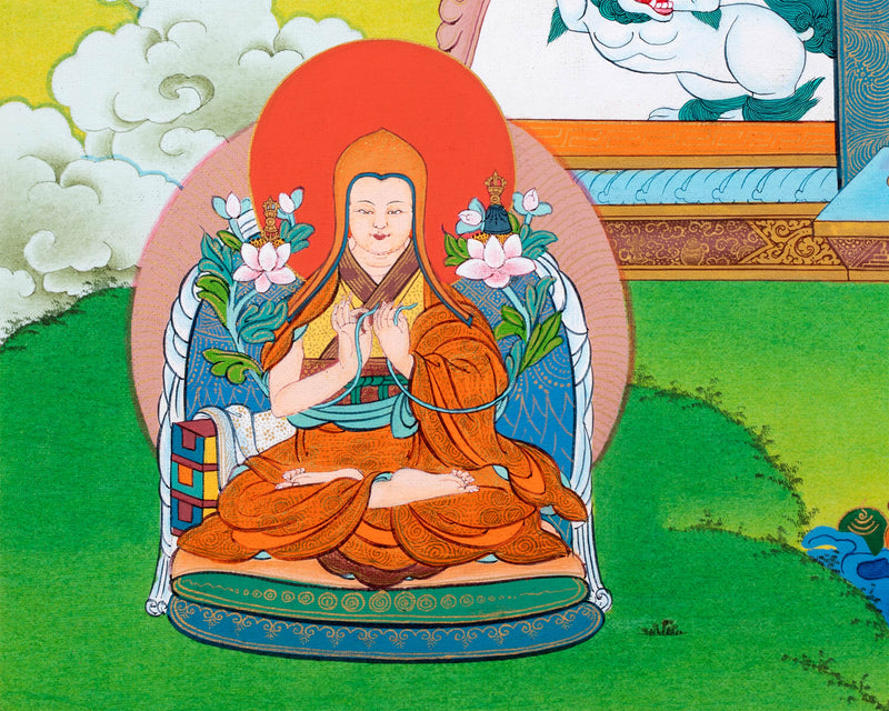 Sakya Master Thangka | Sachen Kunga Nyingpo Tibetan Painting