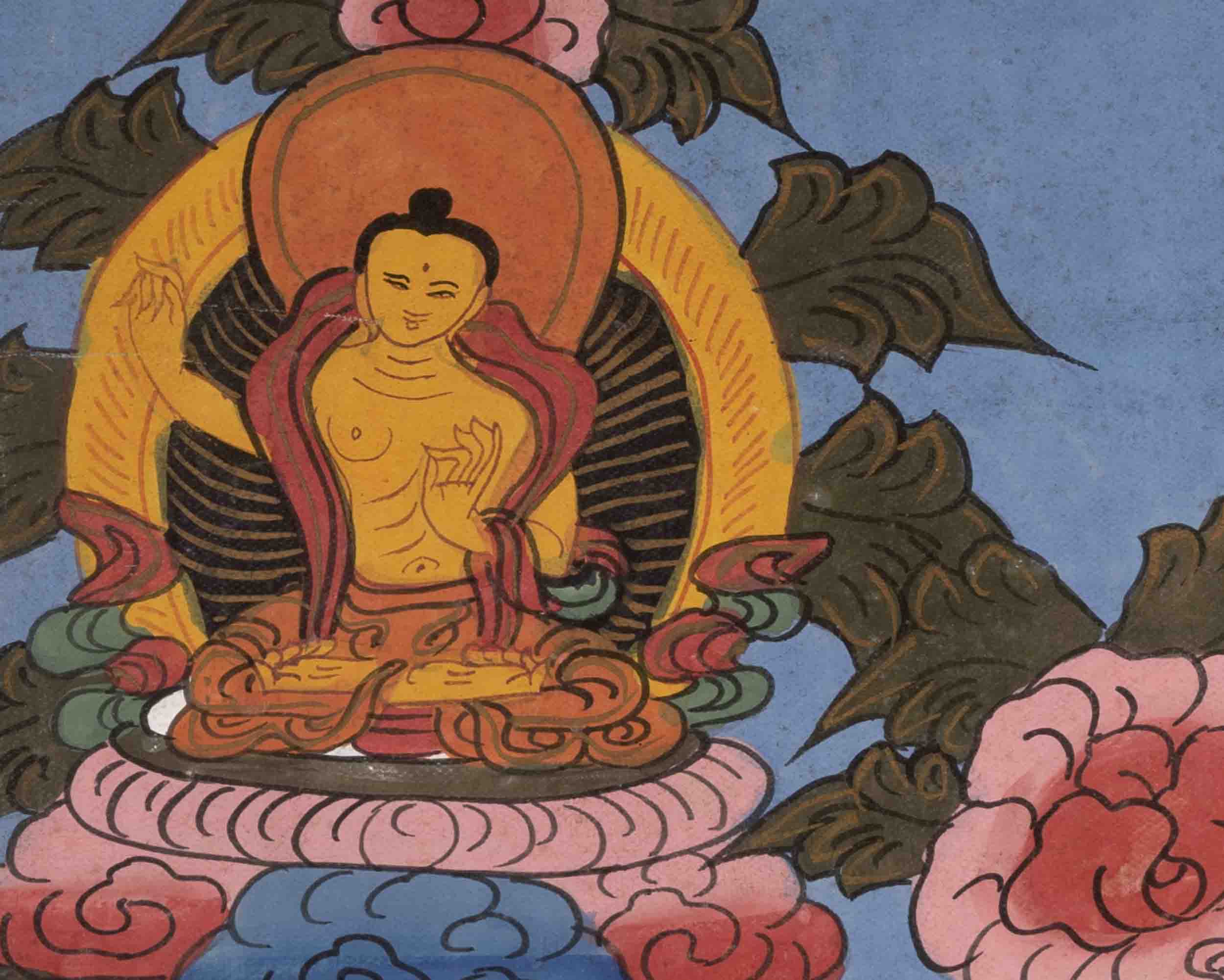 Basundhara Devi Thangka | Traditional Thangka Painting | Wall Decors