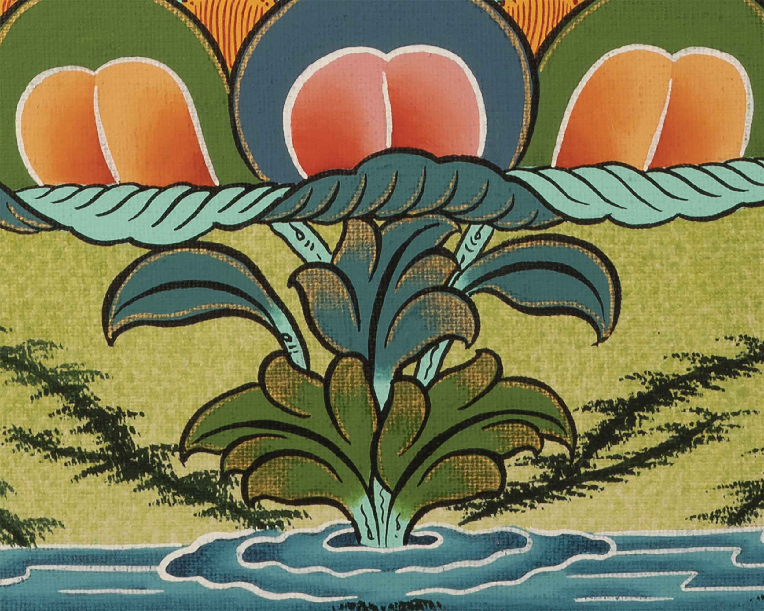 Small Size Vajrasattva Thangka | Buddhist Shrine Room Decor