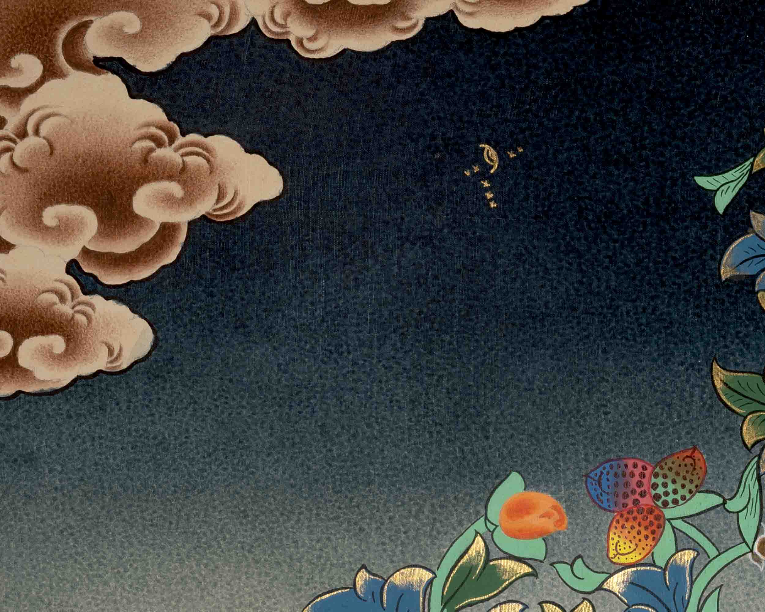 Avalokitesvara Chengrezig Thangka | Religious Buddhist Art | Wall Decors