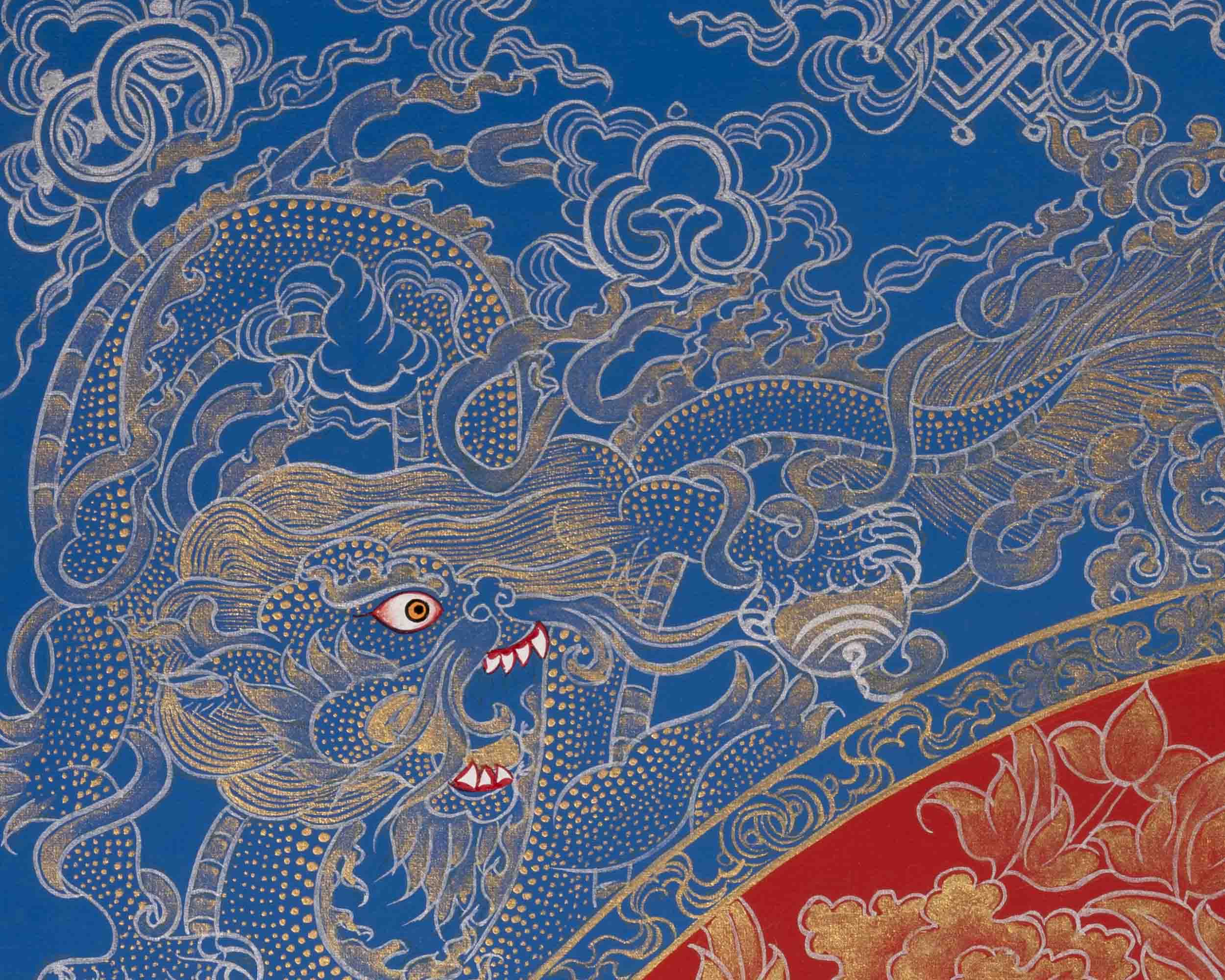 Buddha Shakyamuni Thangka | Religious Buddhist Painting | Wall Decors