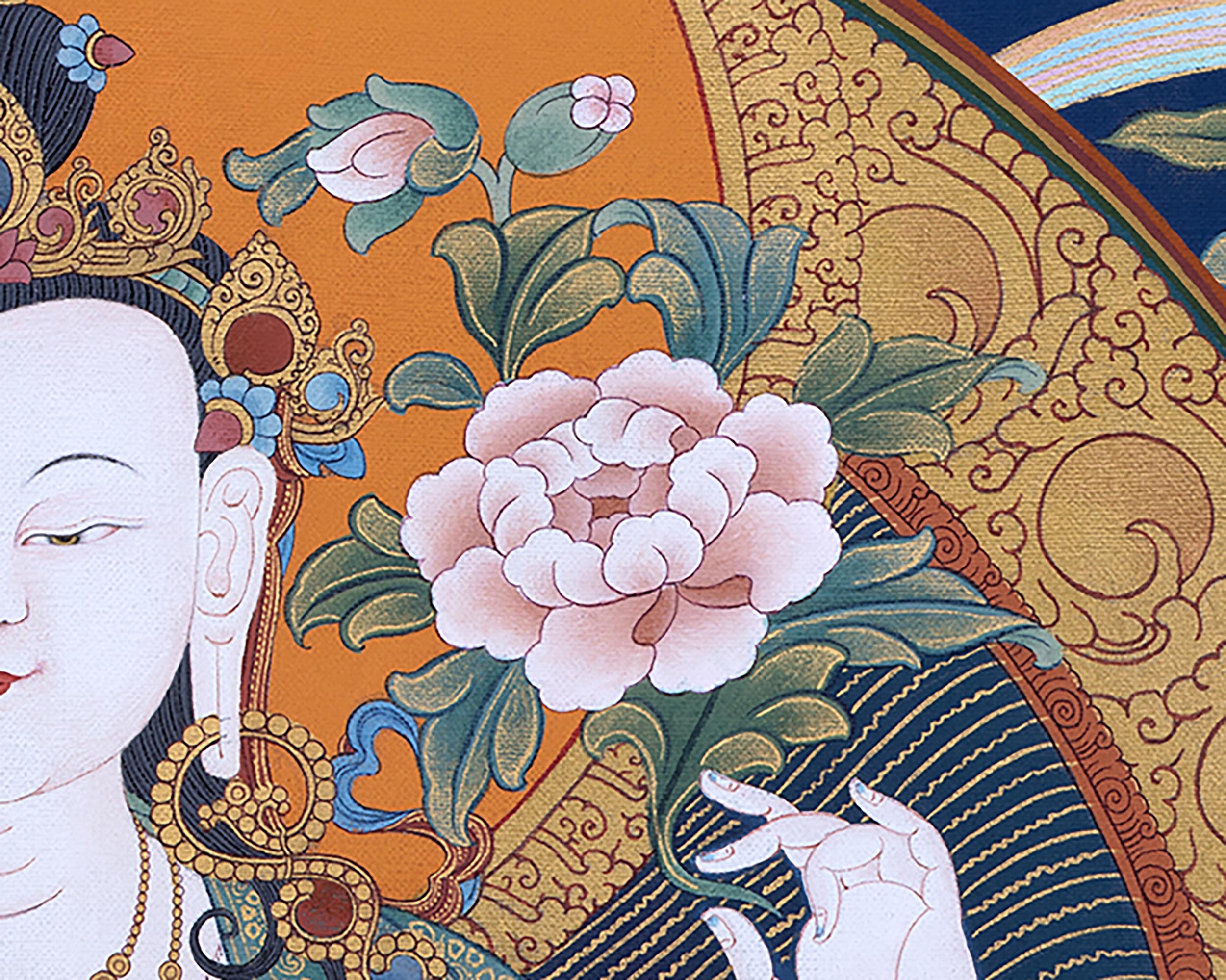 Four Armed Avalokiteshvara Print | High Quality Chenrezig Art