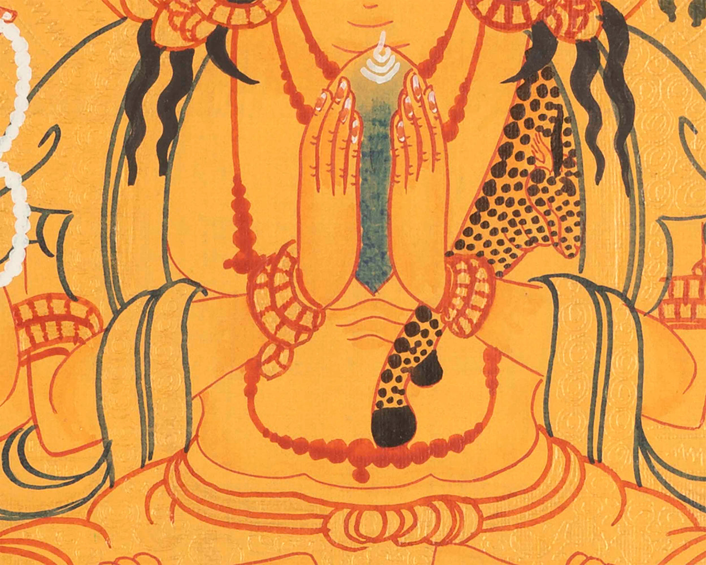 Bodhisattva Avalokiteshvara Chengrezig |  Tibetan Buddhist Thangka