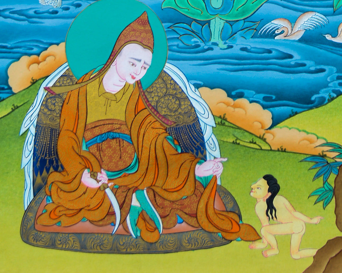 Dorje Chang Thangka | Guru Padmasambhava Eight Manifestations