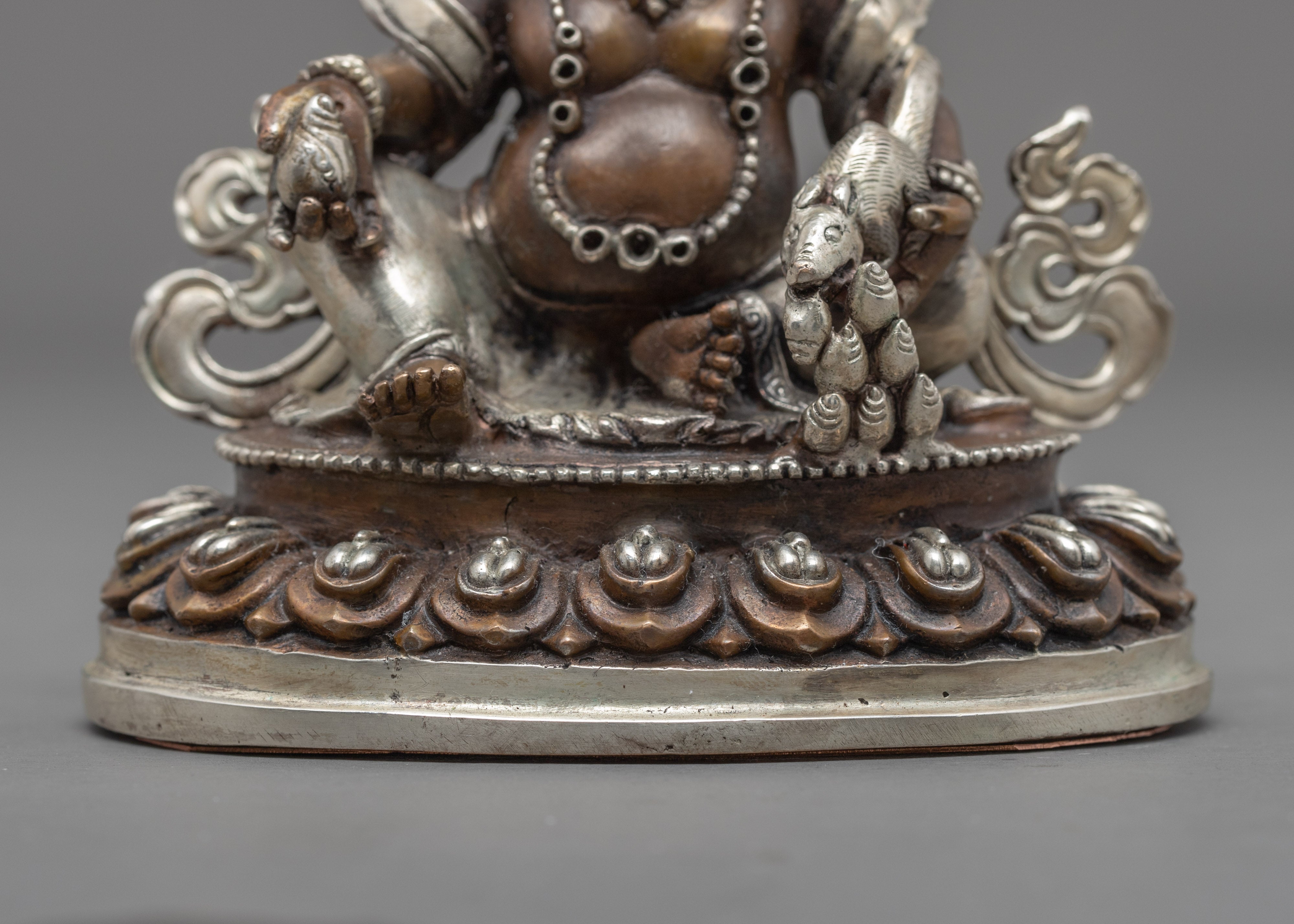 Handpainted Mini Buddha Statue | Jambala Sculpture for Room Decor