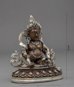 Handpainted Mini Buddha Statue | Jambala Sculpture for Room Decor