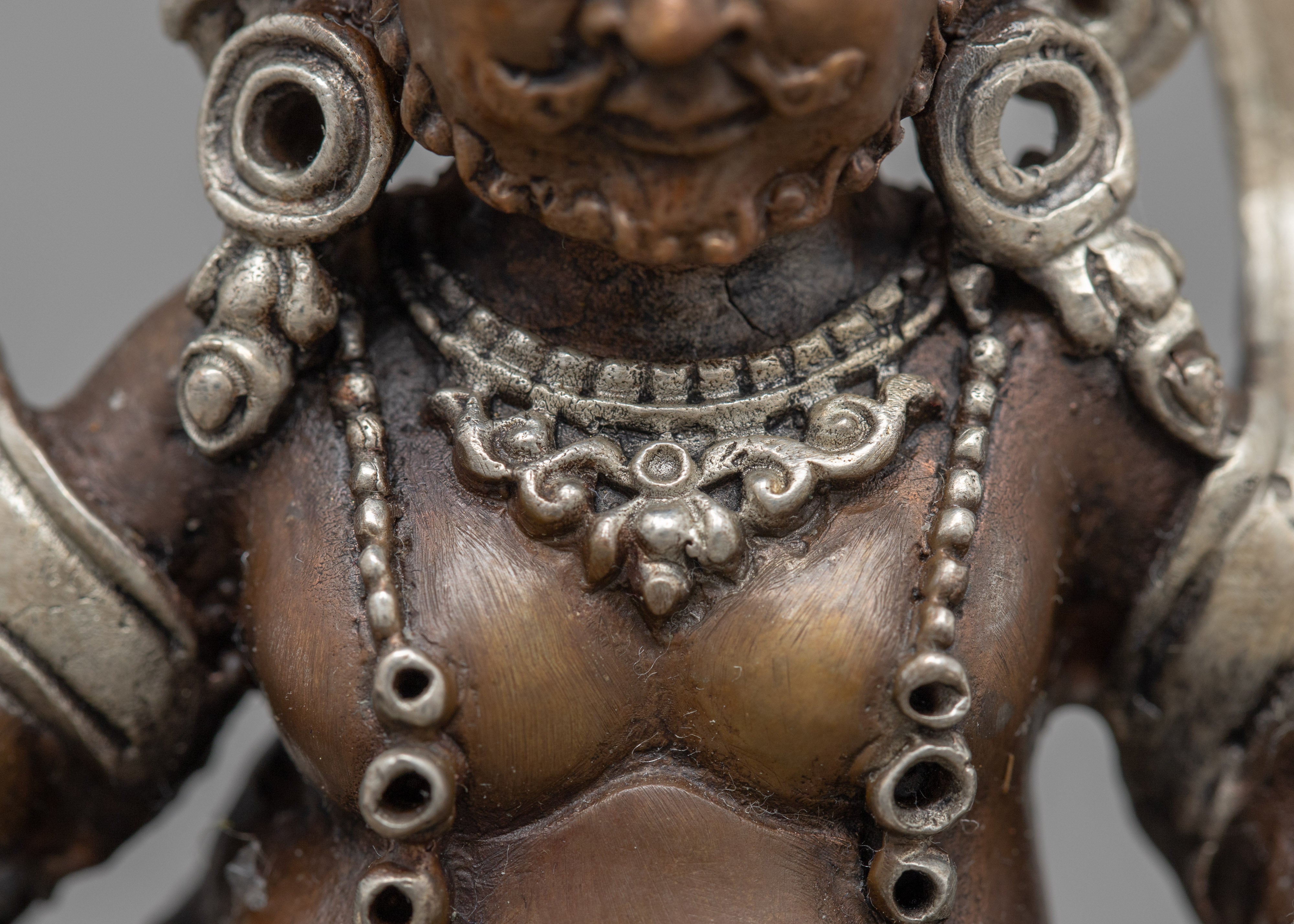 Handpainted Mini Buddha Statue | Jambala Sculpture for Room Decor