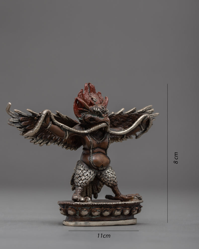 Copper Garuda Statue | FInely Carved Ritual Item