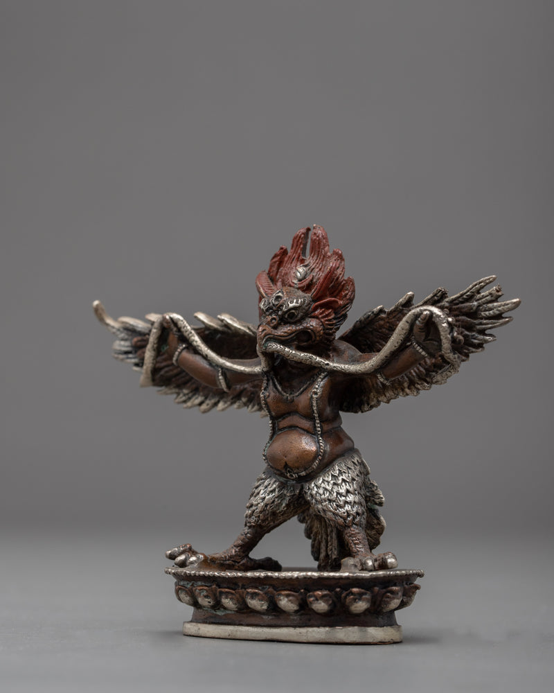 Copper Garuda Statue | FInely Carved Ritual Item