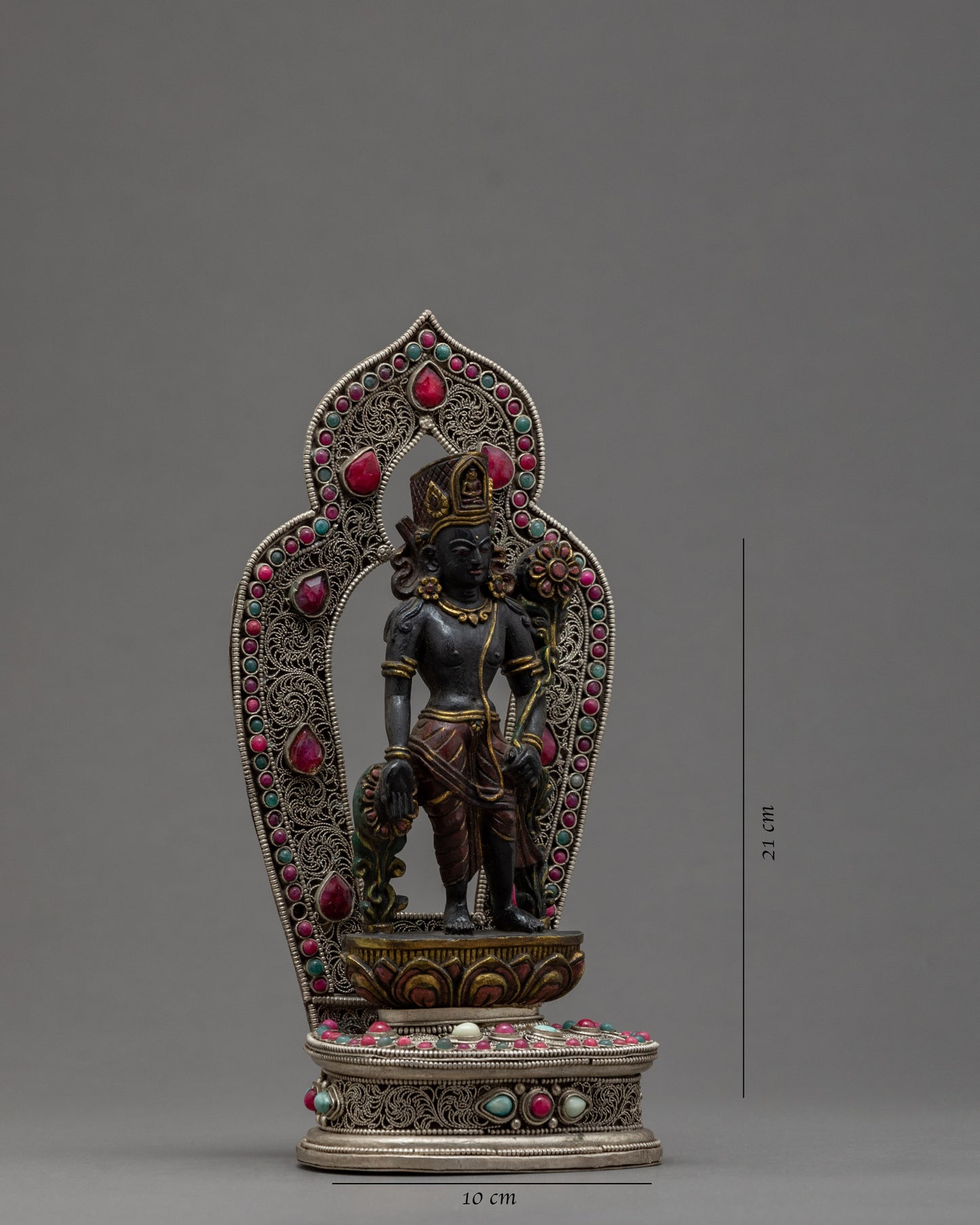 Bodhisattva Lokeshwara Standing Statue | Handmade Buddhist Sculptures