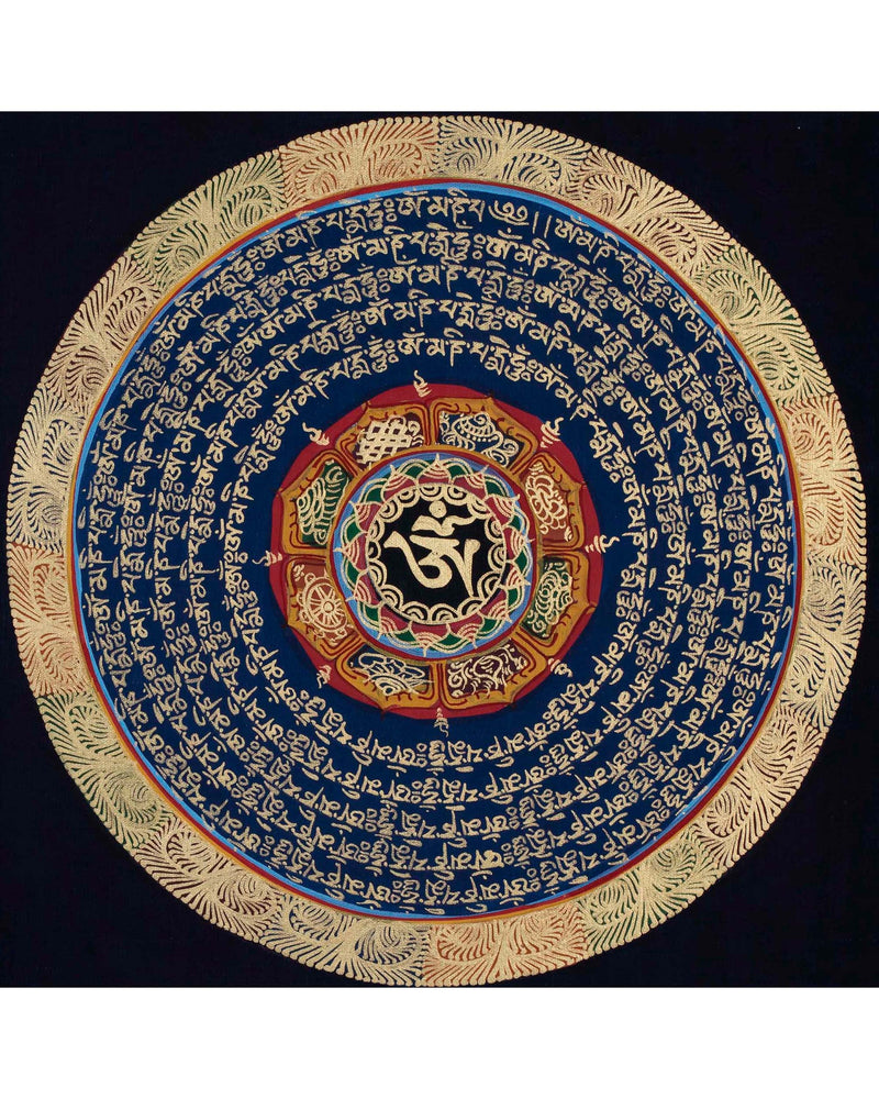 8 Auspicious Symbols Mandala
