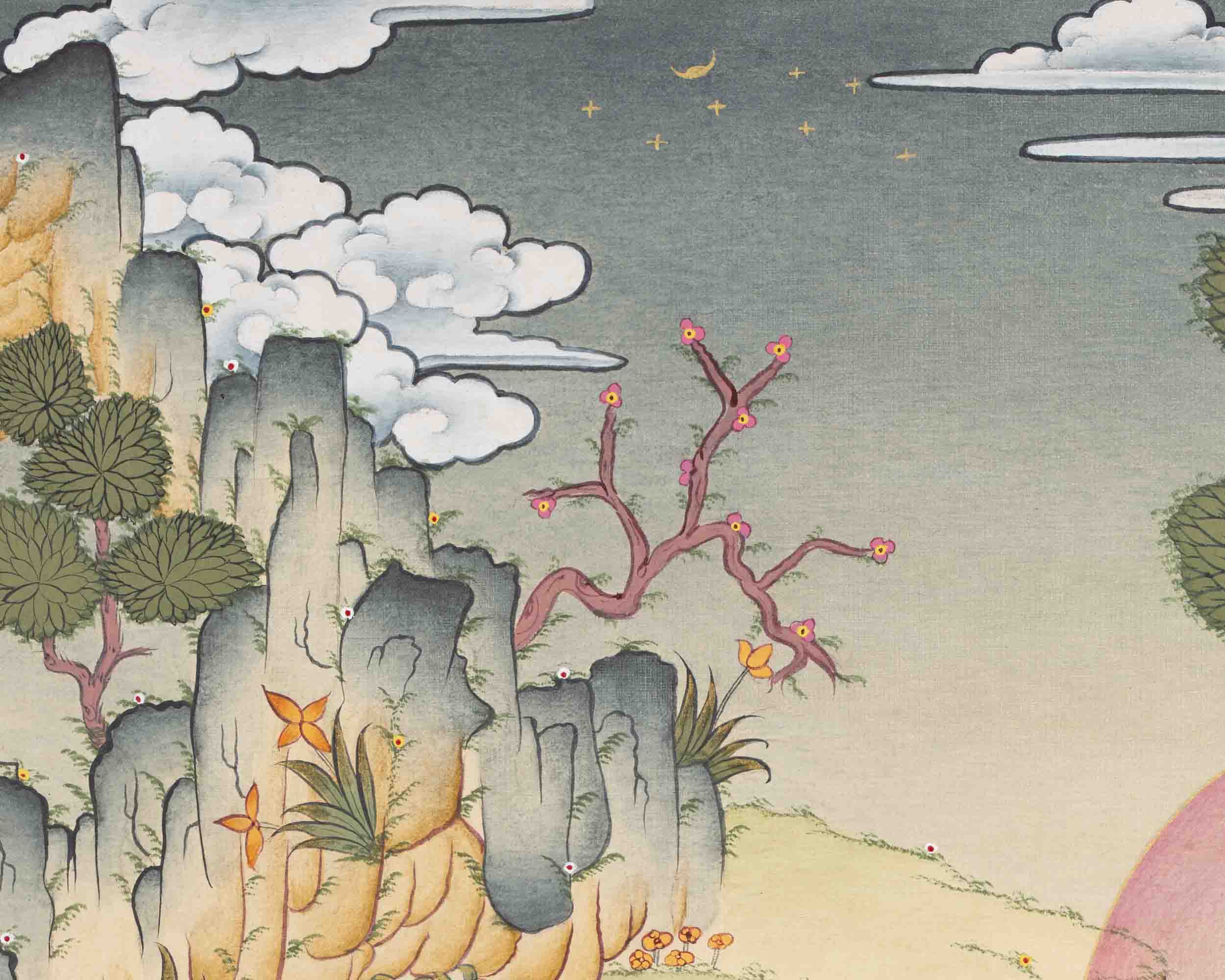 Thangka Of Medicine Buddha | Healing Buddha | Traditional Art