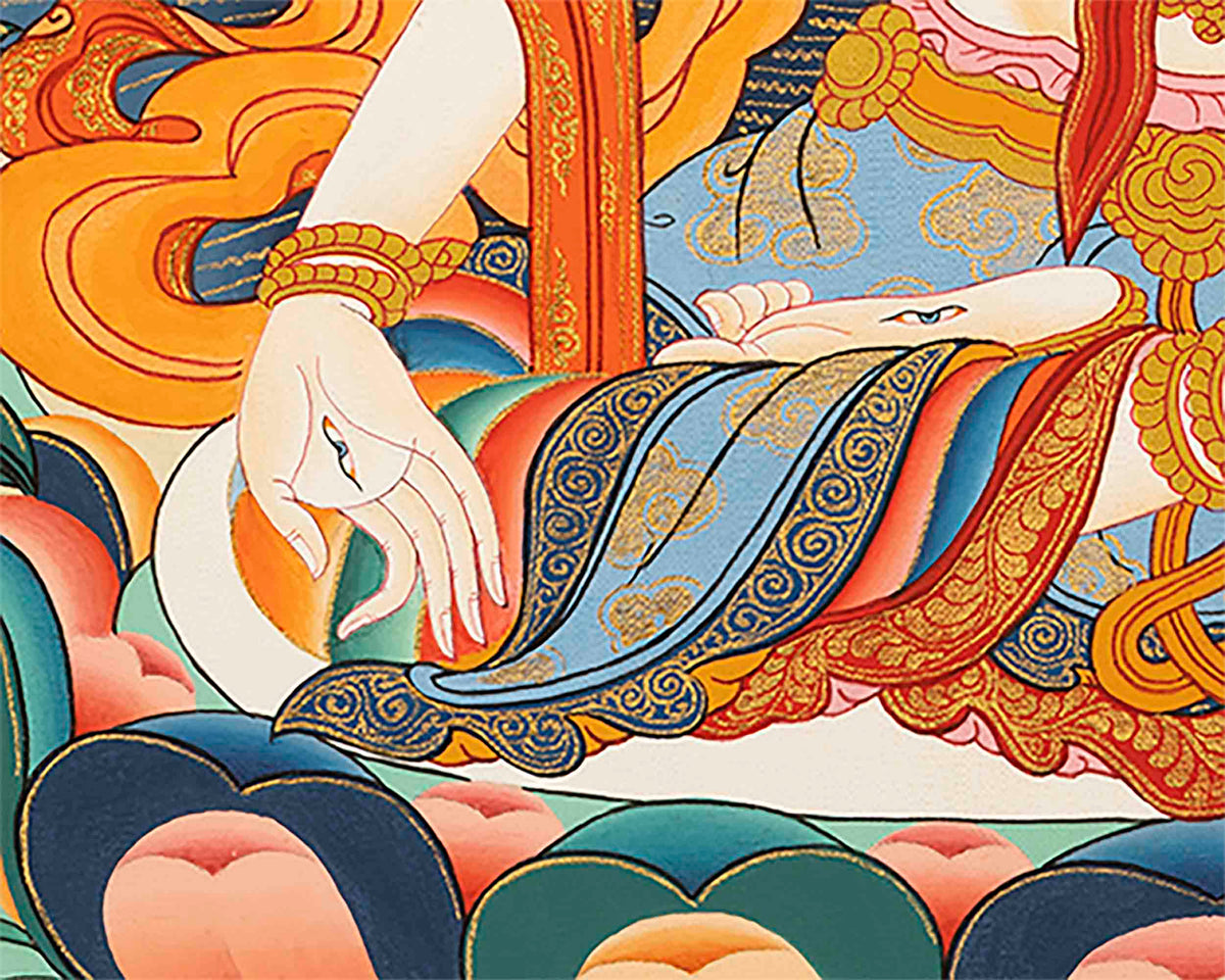 White Tara Mantra Thangka | Tibetan Buddhist Home Decoration Painting