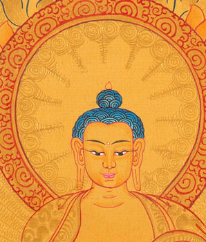 Buddha Life Story | Handpainted Thangka Art | Religious Wall Decor