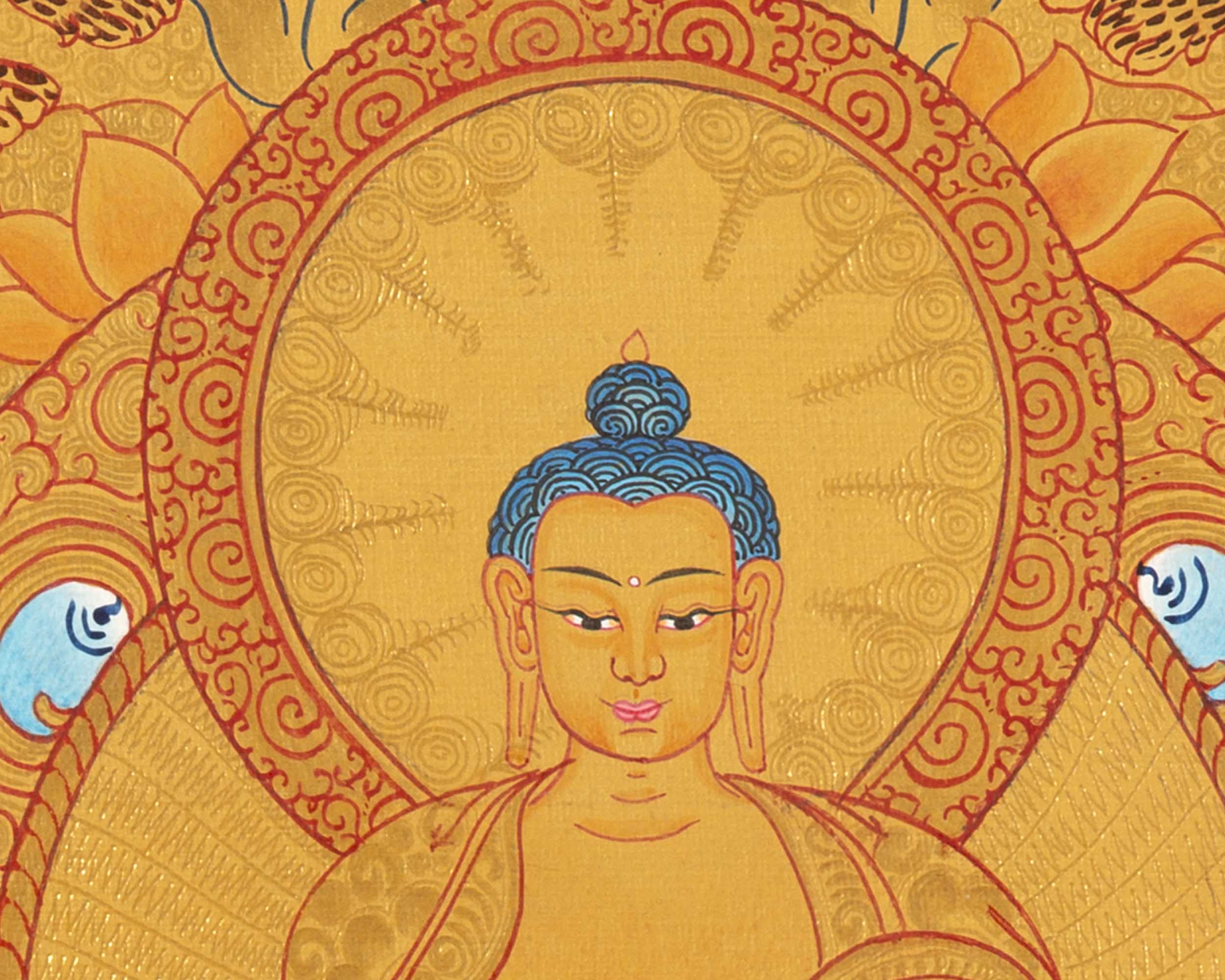 Buddha Life Story | Handpainted Thangka Art | Religious Wall Decor