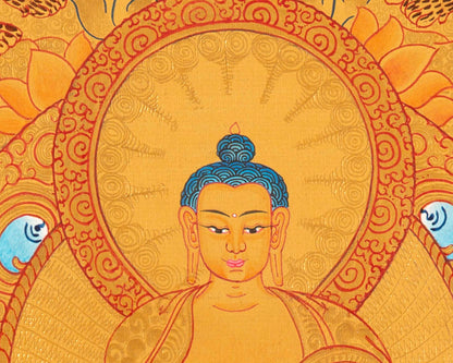 Buddha Life Story | Handpainted Thangka Art | Religious Wall Decor