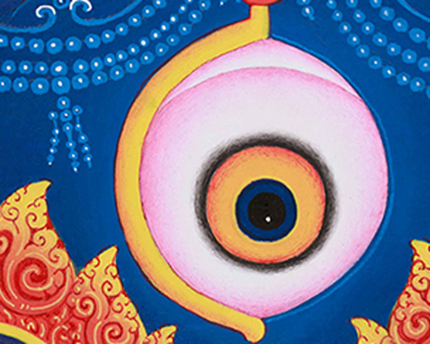 Bhairav Thangka Print | Mahakala Canvas Print for Divine Protection