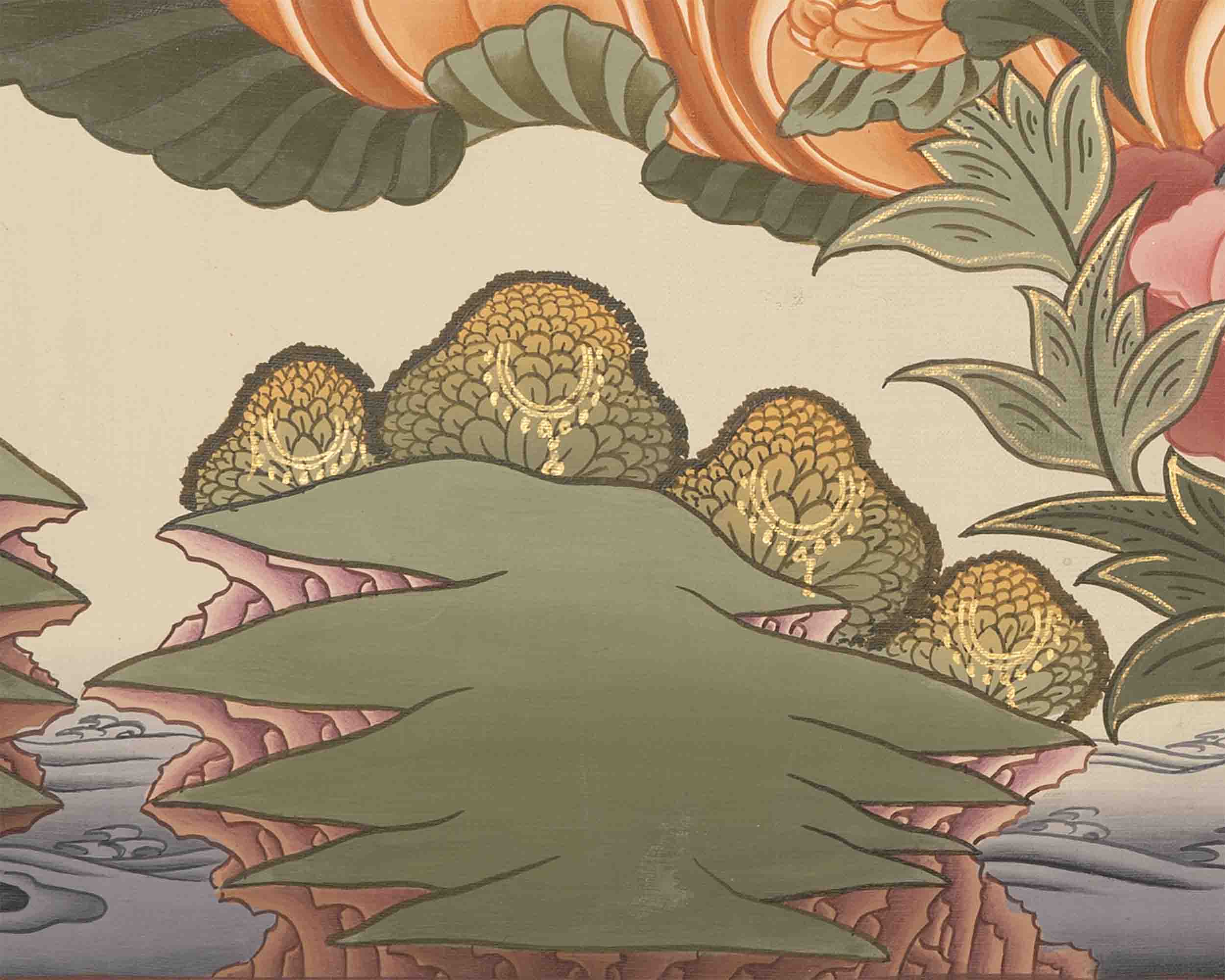 Mother Green Tara | Buddhist Thangka | Wall Decors