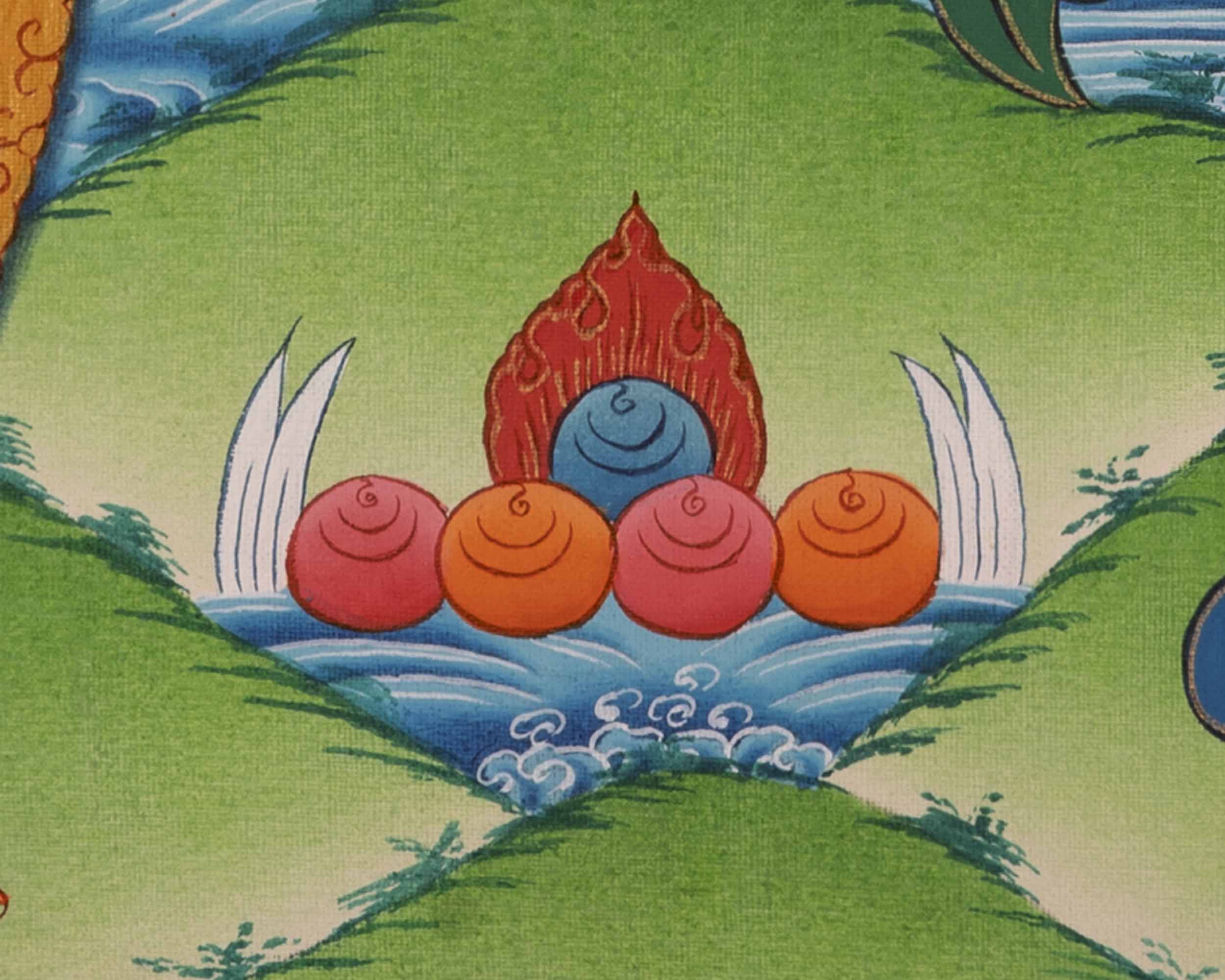 White Tara Thangka | Wall Hanging Decorations