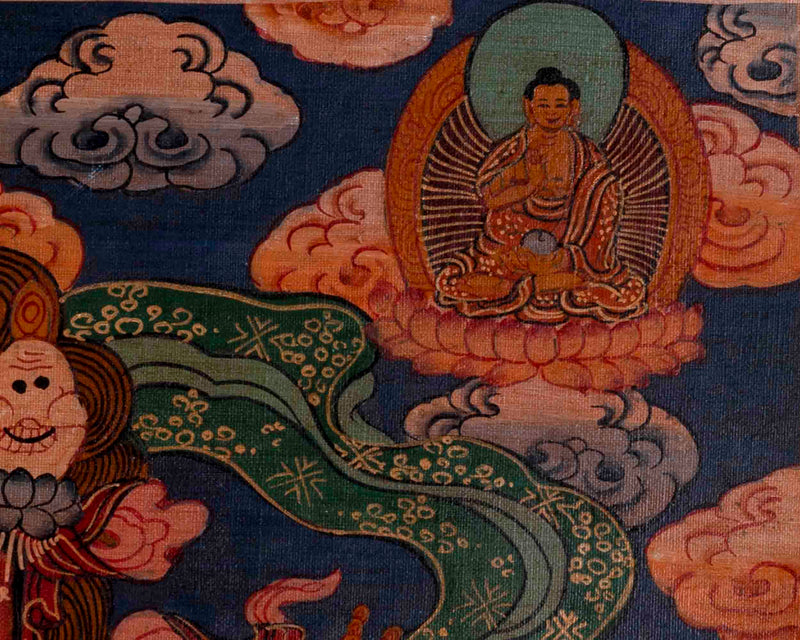 Oil Varnished Bhavachakra Thangka | Religious Buddhist Art | Wall Decors