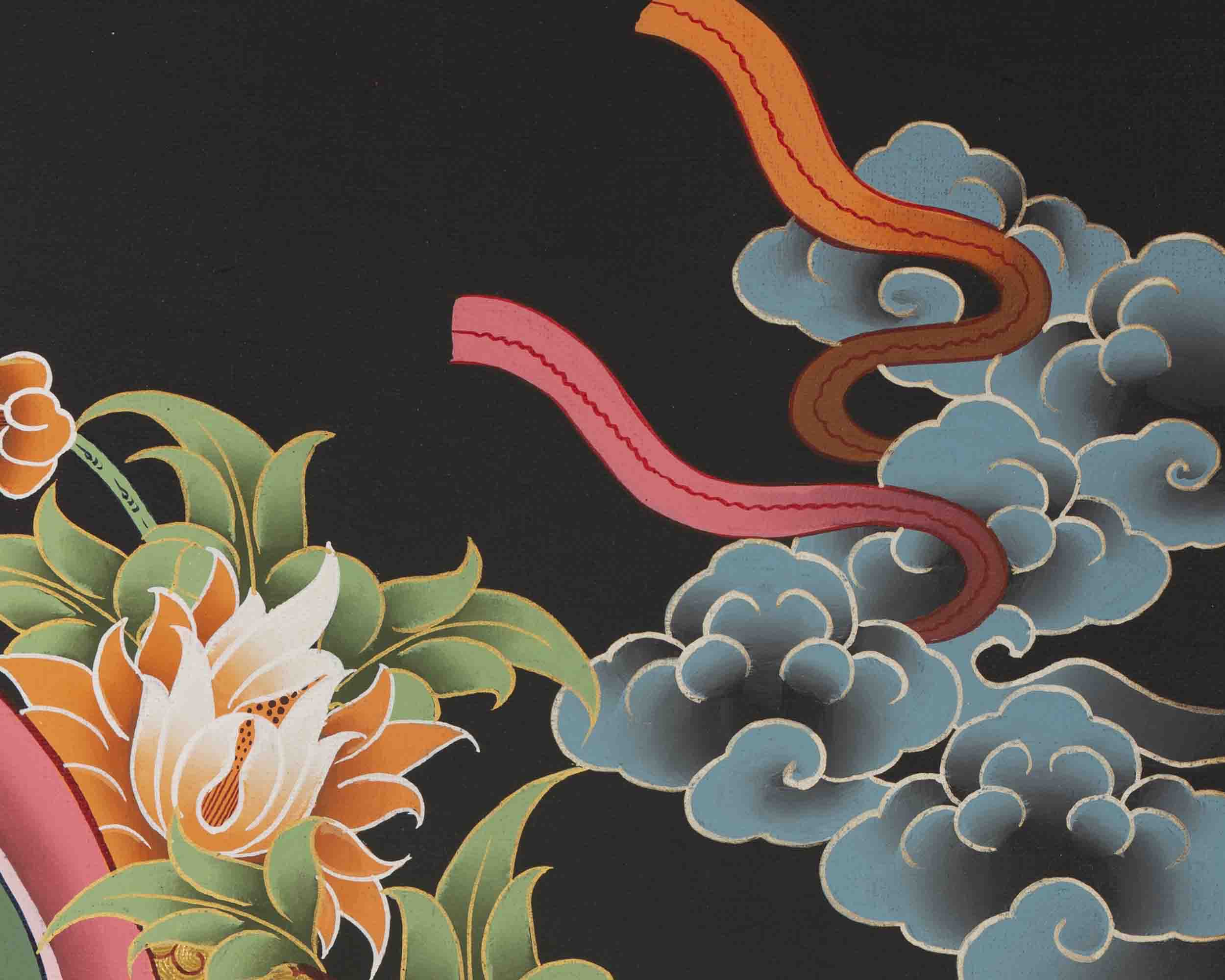 Vajrasattva Dorje Sempa | Handpainted Thangka | Religious Art