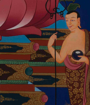 Shakyamuni Buddha Thangka | Buddhist Religious Painting