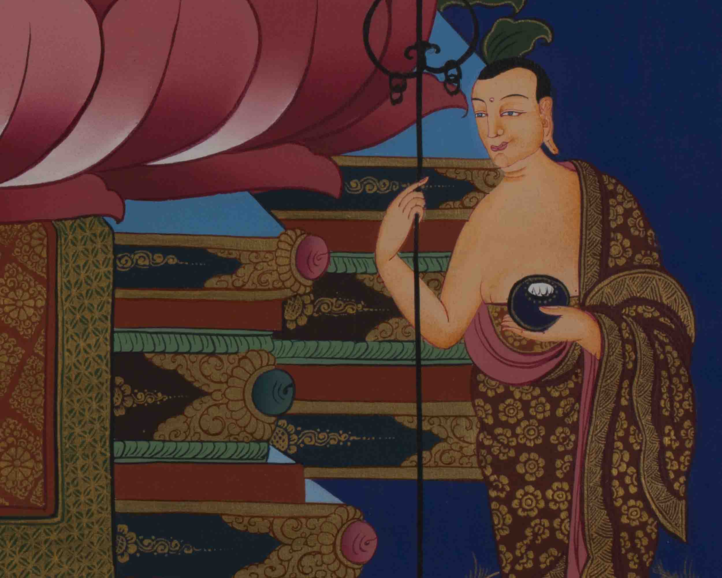 Shakyamuni Buddha Thangka | Buddhist Religious Painting