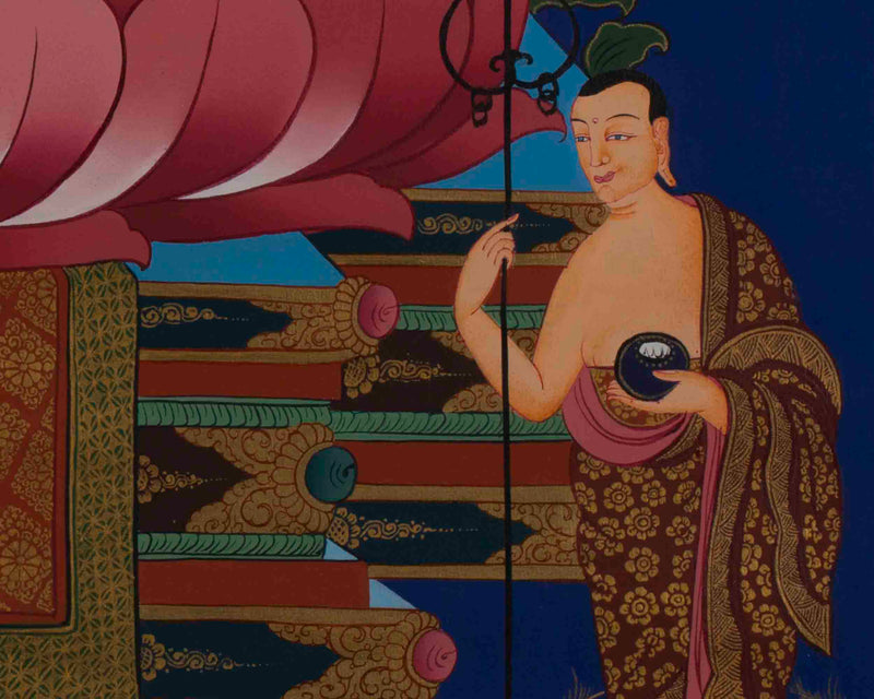 Shakyamuni Buddha Thangka | Buddhist Religious Painting