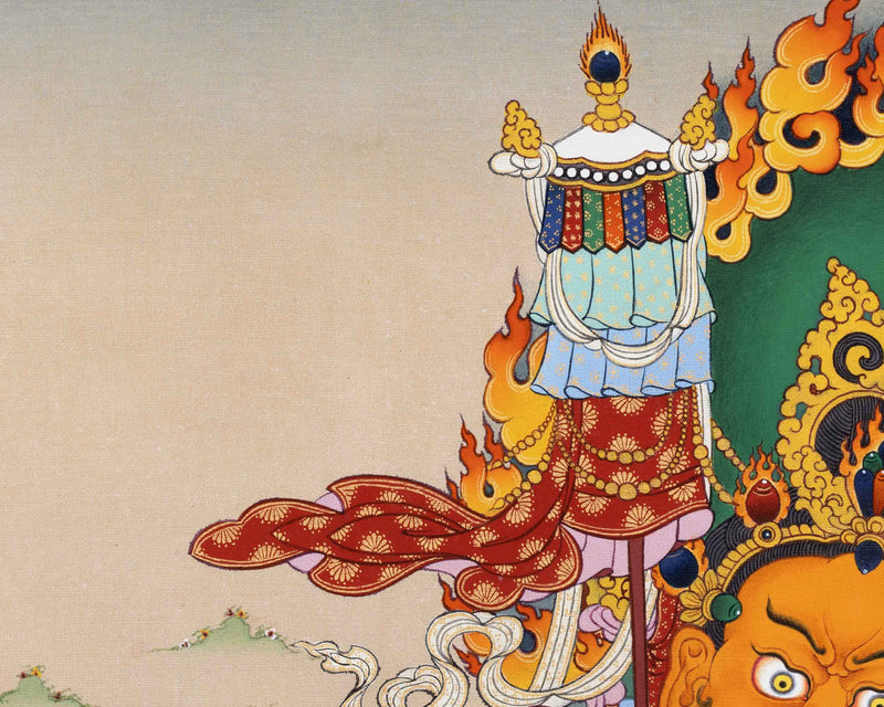 Namtoshe Thangka Print | God Of Wealth | Buddhist Gift Ideas