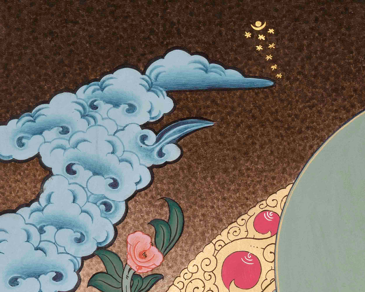 Padmasambhava Guru Rinpoche | Tibetan Thangka | Wall Decors