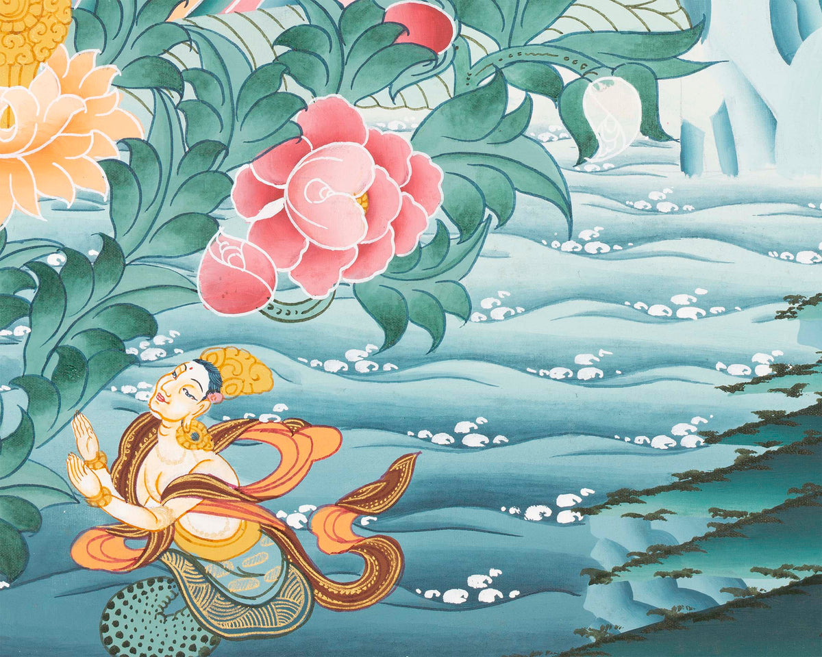 1000 Armed Avalokitsevara | Religious Buddhist Thangka | Wall Decors