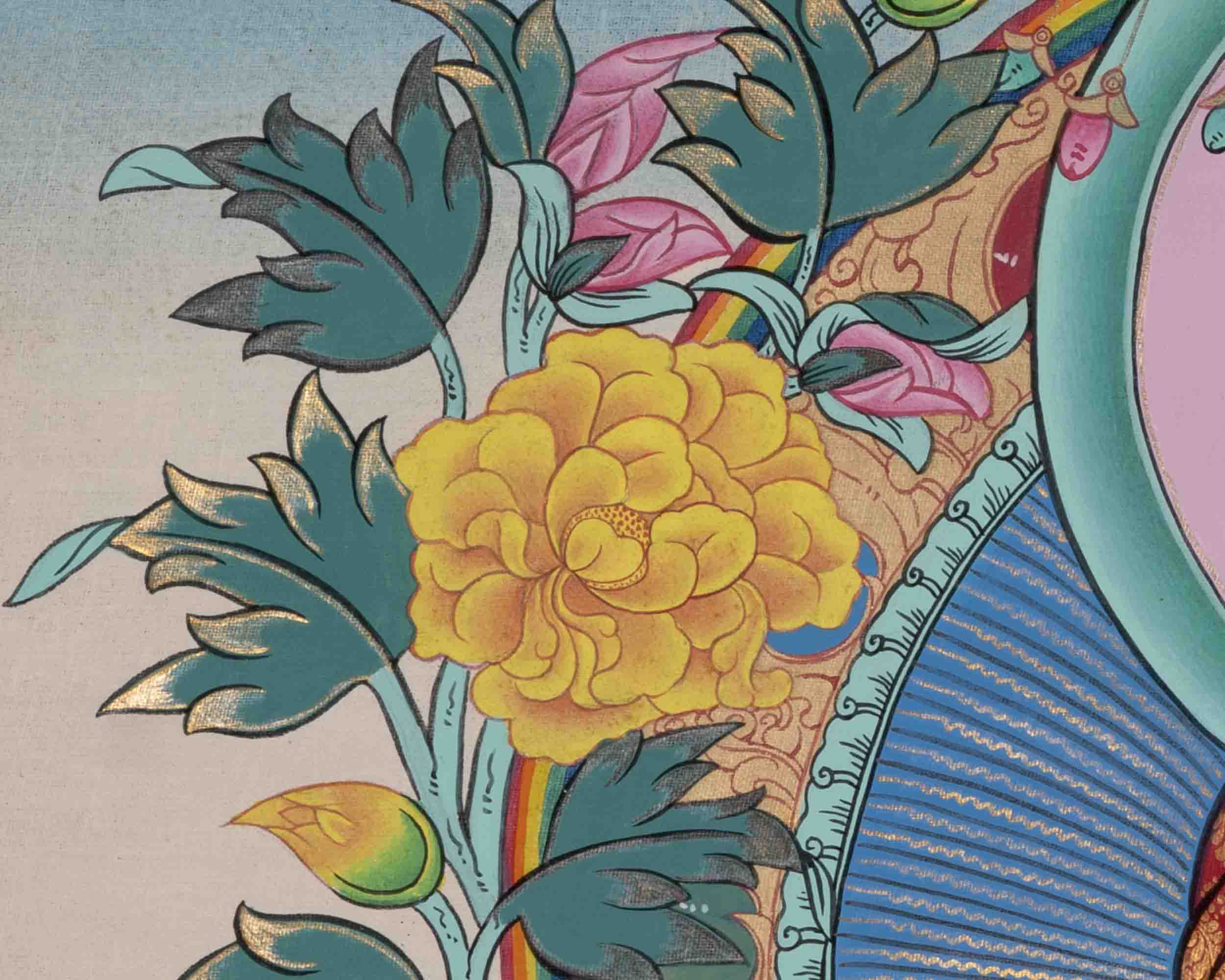 Thangka Of Amoghasiddhi | Traditional Painting | Wall Decors