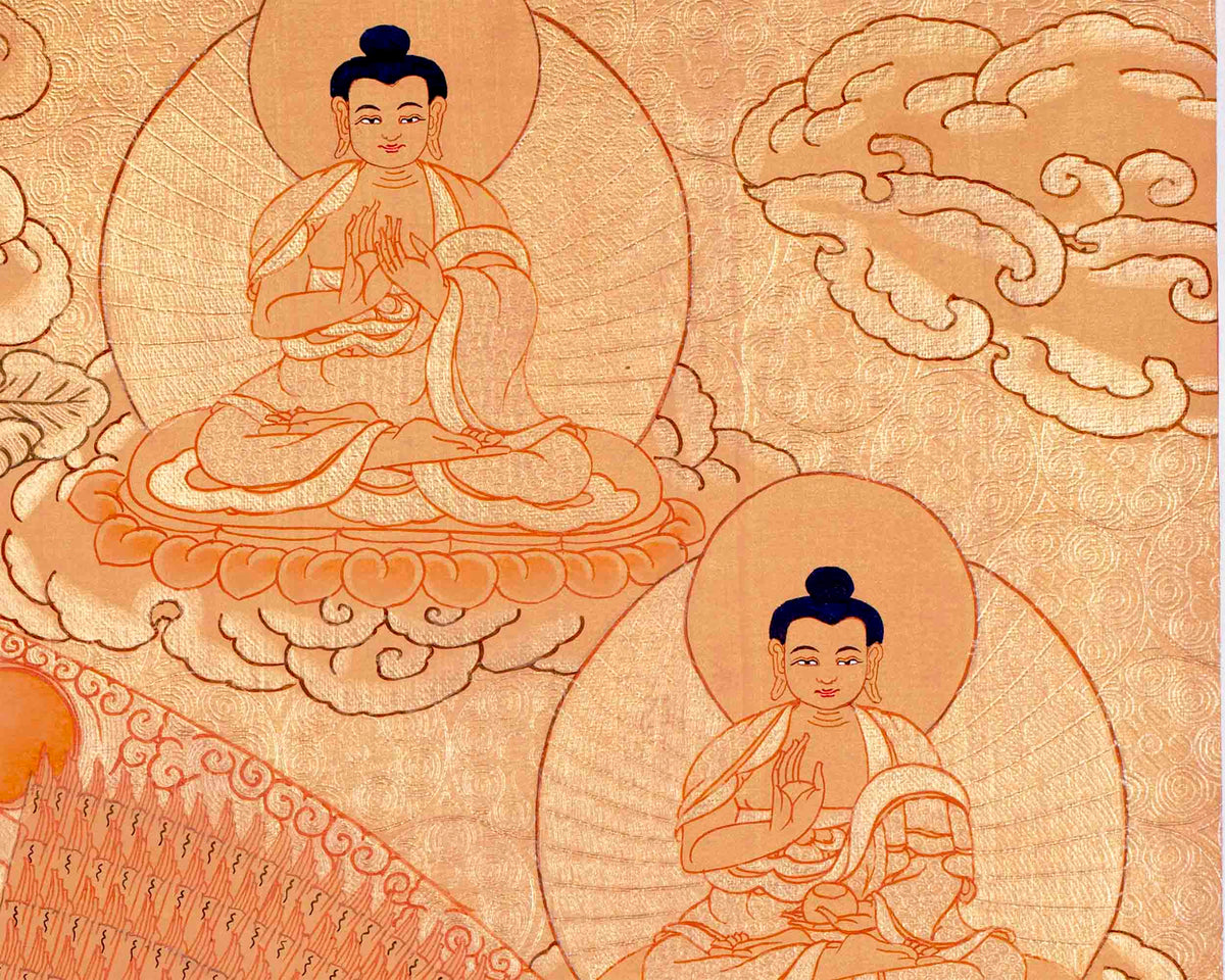 1000 Armed Avalokiteshvara Thangka Art | Tibetan Buddhist Painting