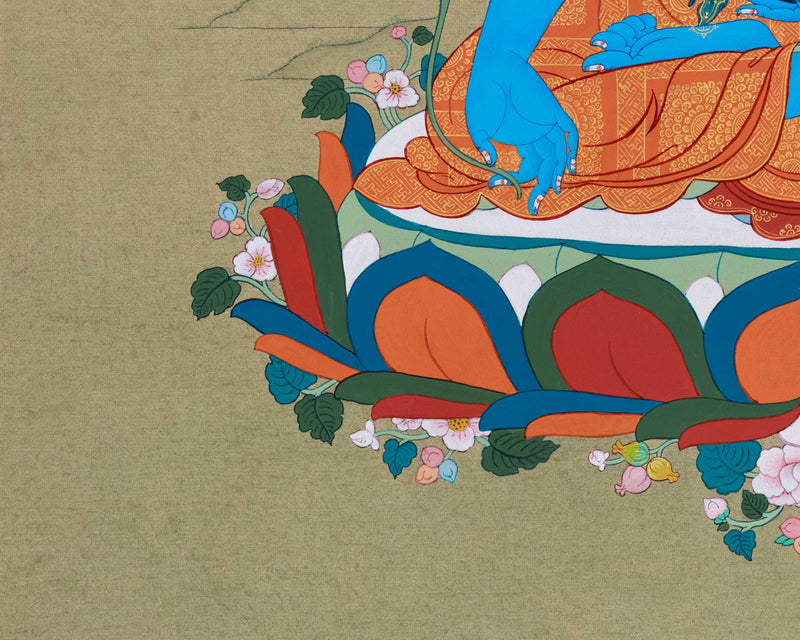 Healing Medicine Buddha Thangka