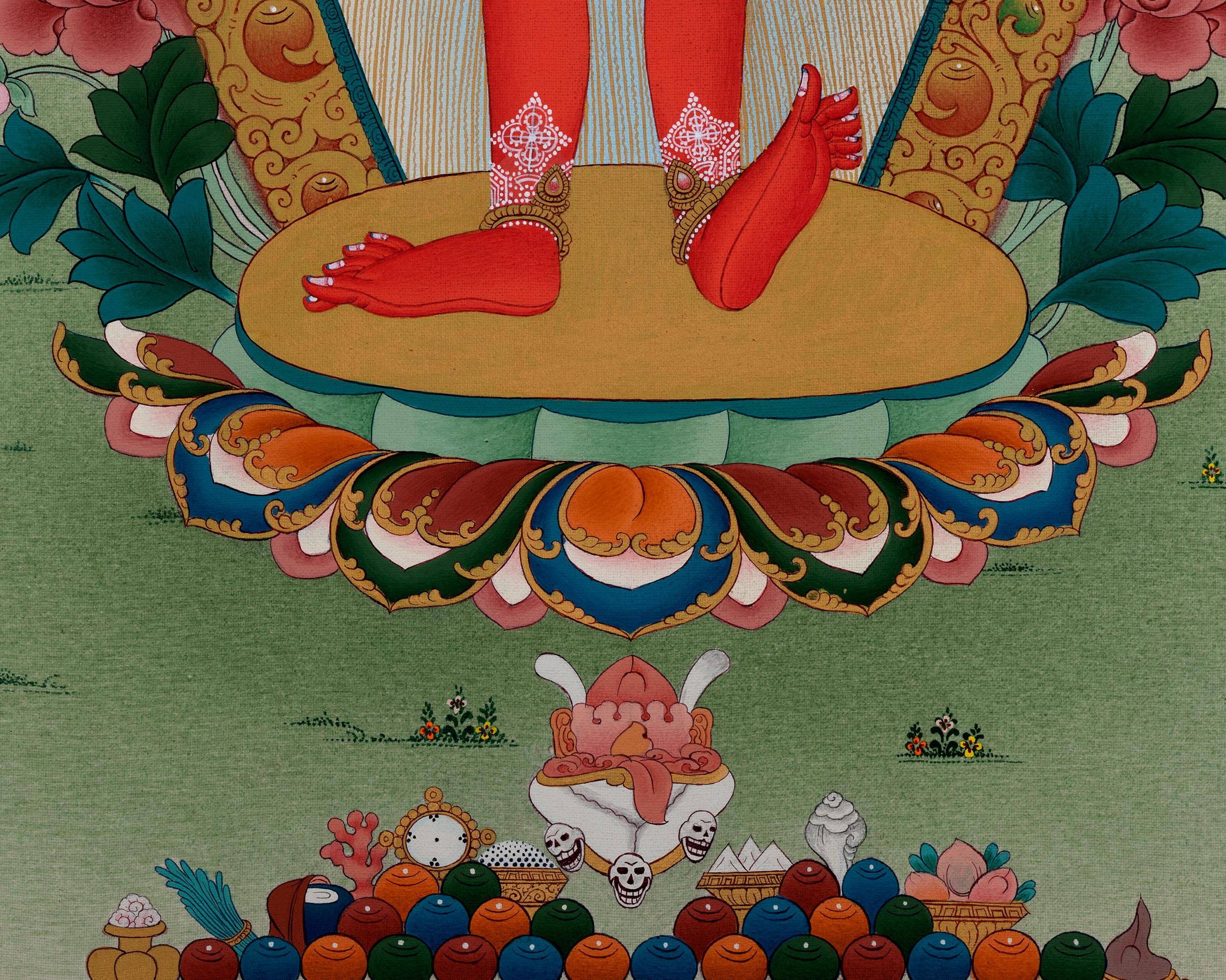 Yumka Dechen Gyalmo Thangka | Dakini thangka | High Quality Thangka Print