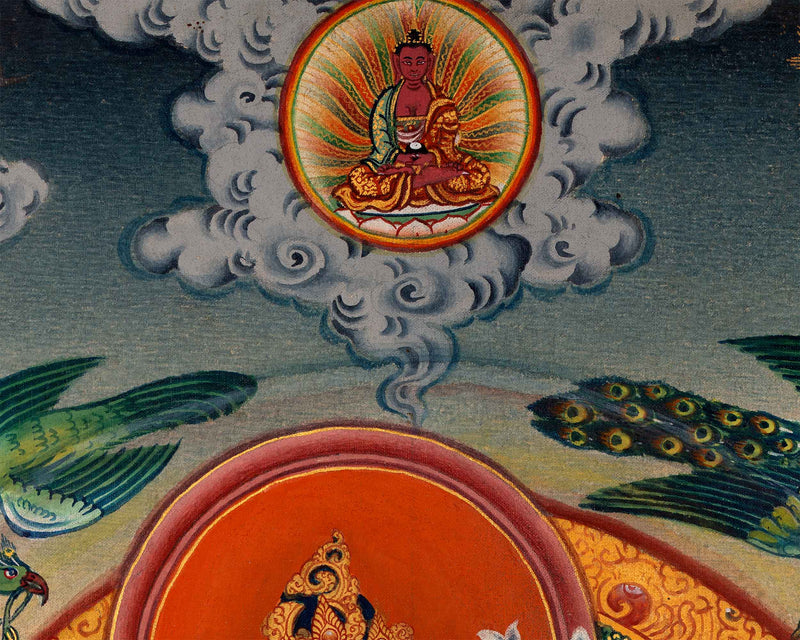 Goddess of Compassion White Tara Thangka Print | Traditional Buddhist Artwork | Gift Ideas
