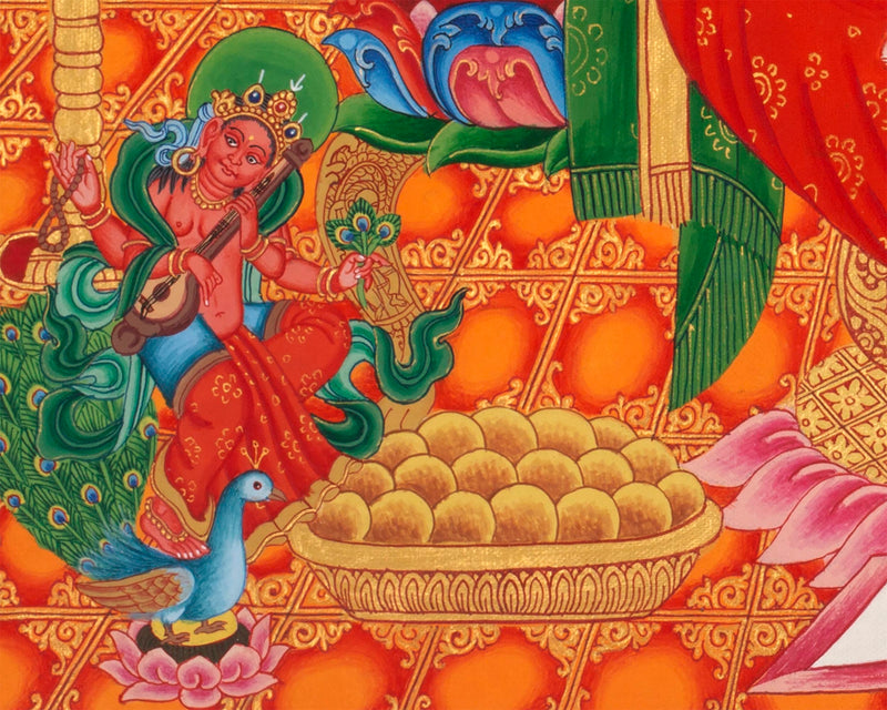 Ganesha Thangka Prints | Digital Printing | Religious Wall Decor