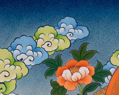 Green Tara | Traditional Buddhist Thangka | Wall Decors