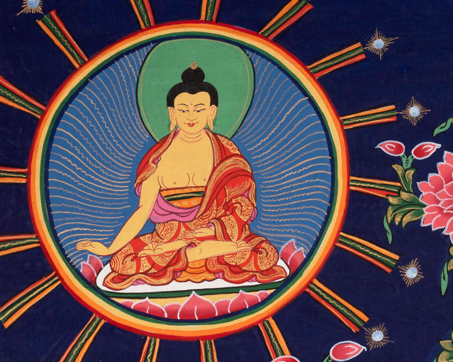 Green Tara Thangka | Wall Decor Painting