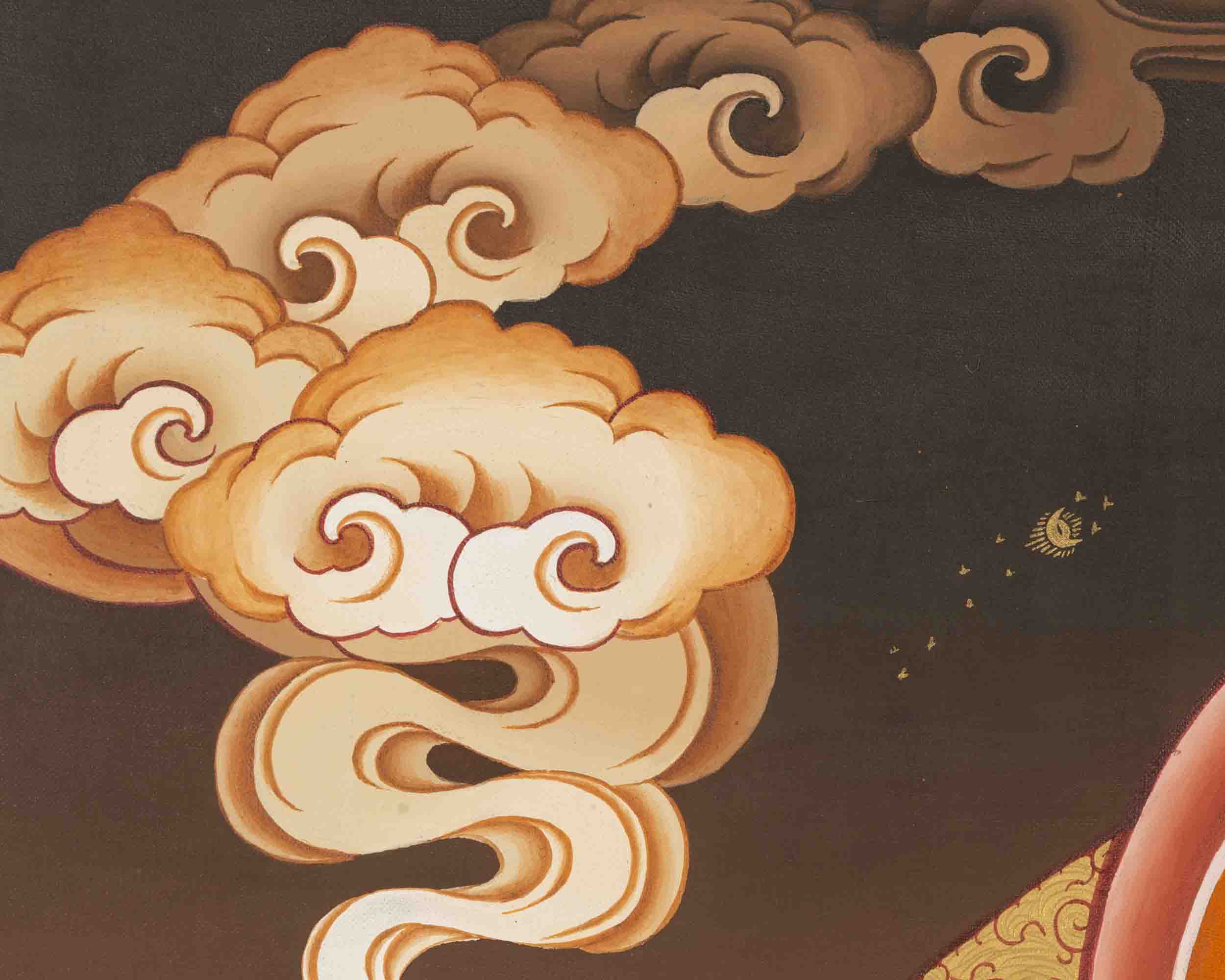 Female Bodhisattva Art | White Tara Thangka | Religious Wall Decors