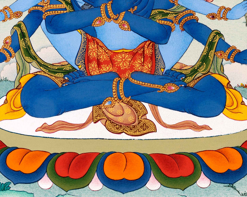 Guhyasamaja Thangka, Mother Tantra Art | Enlightenment Thangka