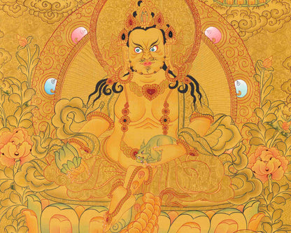 Dzambala Thangka Print | Wall Decoration