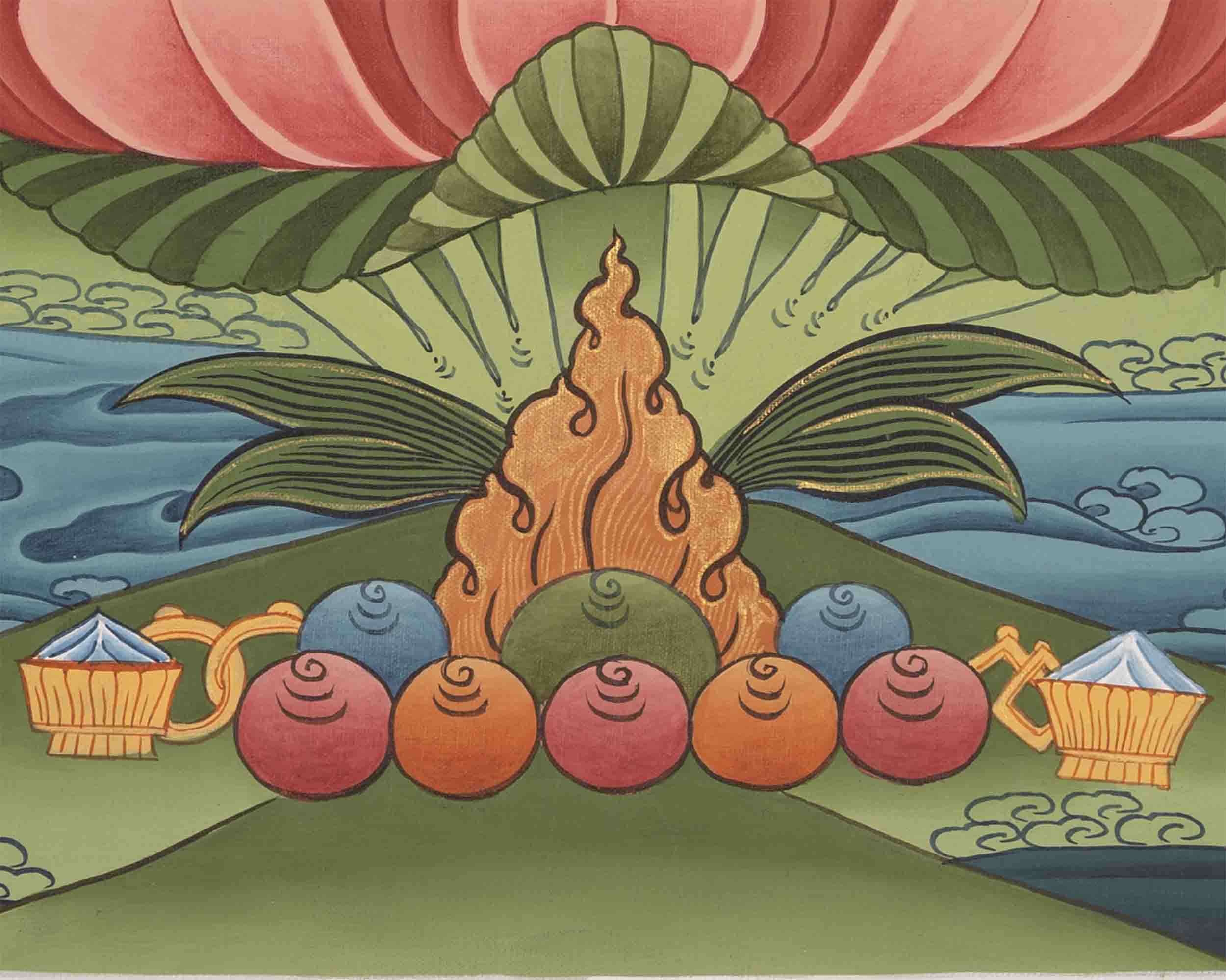 Bhaisajyaguru Thangka | Medicine Buddha | Wall Decors