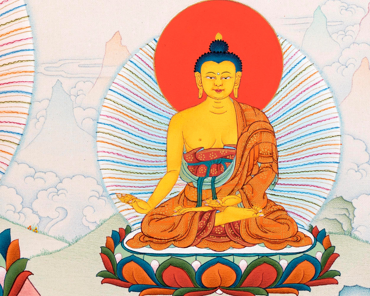 8 Medicine Buddha | Bhaisajyaguru Digital Thangka print