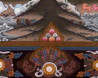 Avalokitesvara Chenrrsig Thangka | Bodhisattva Of Compassion | Wall Decors