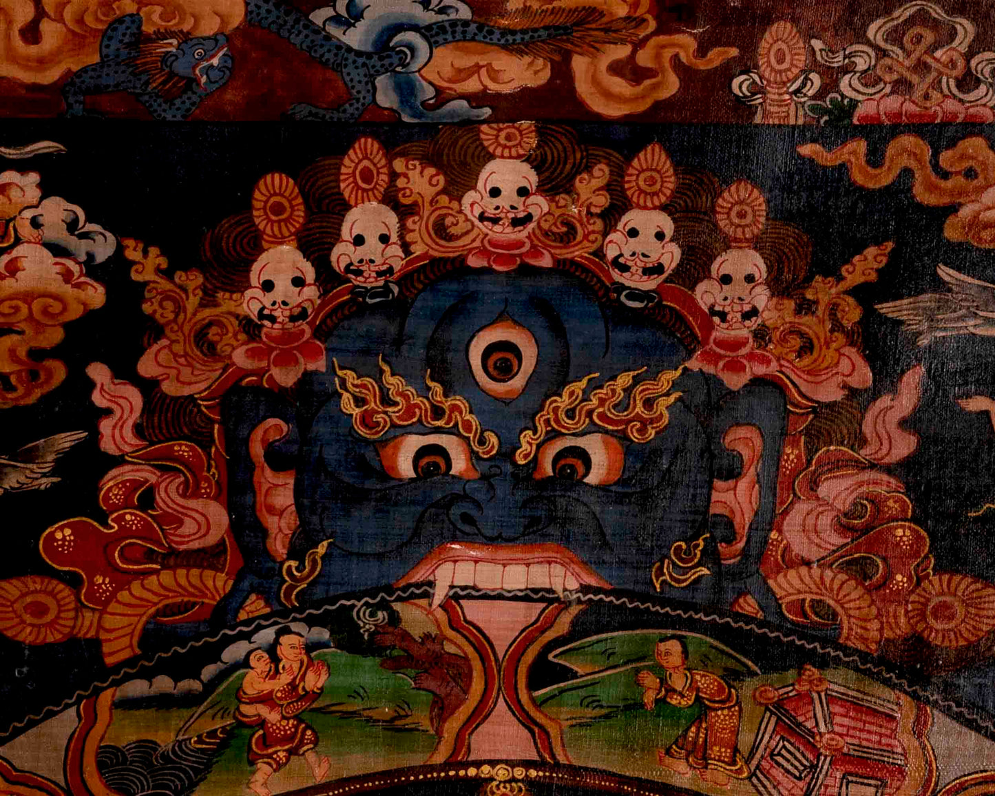 Bhavachakra Thangka | Tibetan Traditional Art | Wall Decors